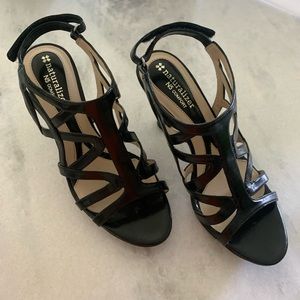 Naturalizer N5 Comfort Black Strappy Heel size 6.5M